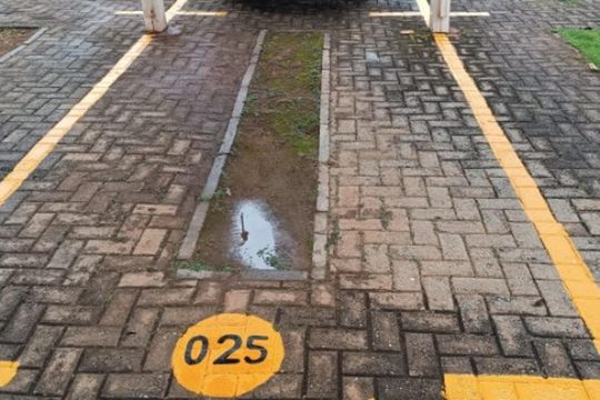 Garagem de apartamento para alugar com 2 quartos, 62m² em Residencial Canadá, Goiânia