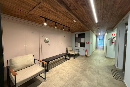 Área comum de apartamento para alugar com 2 quartos, 55m² em Vila Buarque, São Paulo