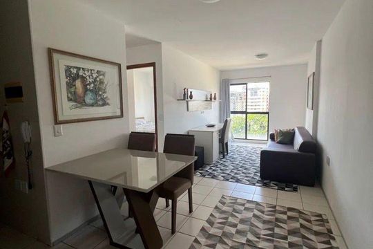 Sala  de apartamento para alugar com 1 quarto, 45m² em Graça, Salvador