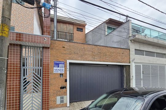 Fachada de casa à venda com 3 quartos, 166m² em Jardim Brasilandia, São Bernardo do Campo