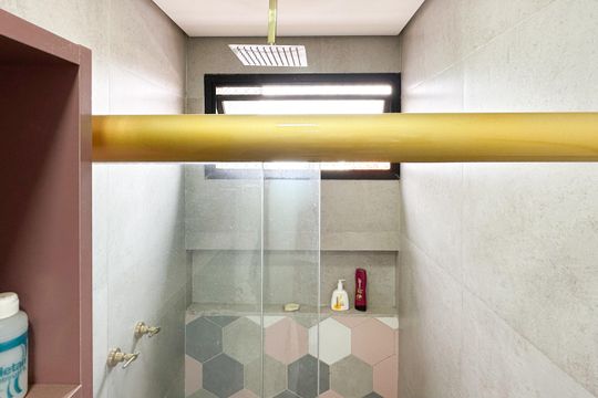 Banheiro da Suíte 3 de casa à venda com 3 quartos, 166m² em Jardim Brasilandia, São Bernardo do Campo