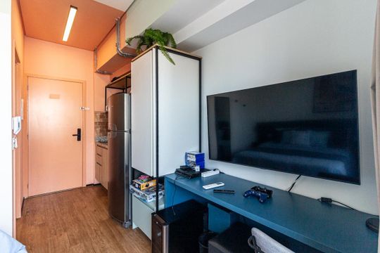 Studio de kitnet/studio para alugar com 1 quarto, 25m² em Campos Elíseos, São Paulo