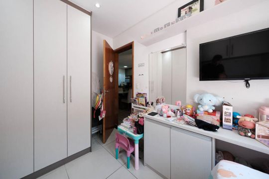 Quarto de apartamento para alugar com 2 quartos, 55m² em Vila Guilhermina, São Paulo
