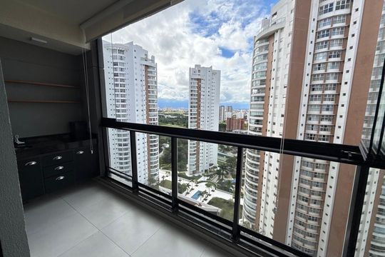 Área de serviço de apartamento para alugar com 2 quartos, 62m² em Parque Campolim, Sorocaba