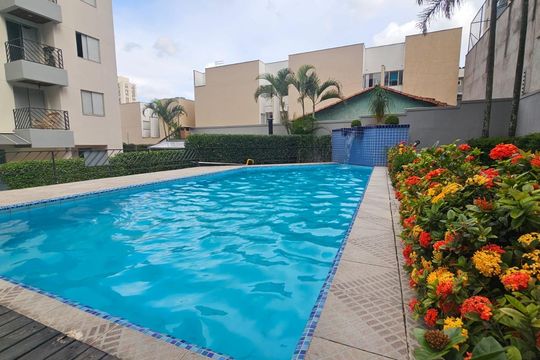 Área comum - Piscina de apartamento para alugar com 2 quartos, 60m² em Vila Esperança, São Paulo