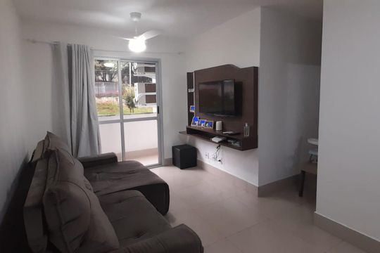 Sala de apartamento à venda com 2 quartos, 57m² em Parque das Camelias, Campinas