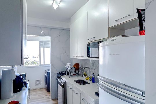 Cozinha de apartamento à venda com 3 quartos, 68m² em Maranhão, São Paulo