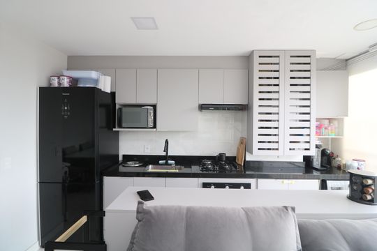 Cozinha de apartamento à venda com 2 quartos, 44m² em Vila Prudente, São Paulo
