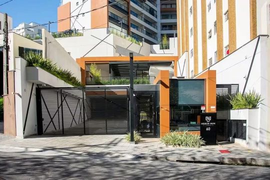 Fachada de apartamento para alugar com 1 quarto, 47m² em Vila Nova Conceição, São Paulo