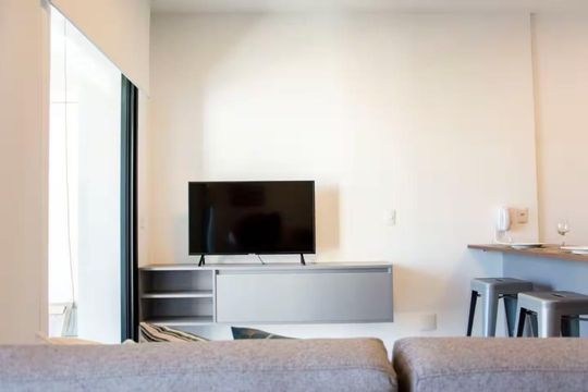Sala/quarto de apartamento para alugar com 1 quarto, 47m² em Vila Nova Conceição, São Paulo