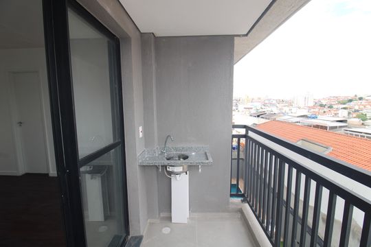 Varanda de kitnet/studio para alugar com 1 quarto, 32m² em Parada Inglesa, São Paulo