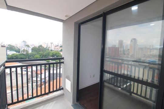 Varanda de kitnet/studio para alugar com 1 quarto, 32m² em Parada Inglesa, São Paulo