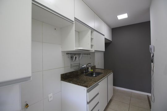 Cozinha de apartamento à venda com 2 quartos, 70m² em Barra Olímpica, Rio de Janeiro