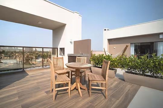 Área externa de apartamento para alugar com 1 quarto, 22m² em Ecoville, Curitiba