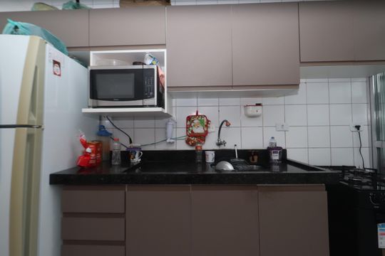Cozinha de apartamento para alugar com 2 quartos, 80m² em Vila Olinda, São Paulo