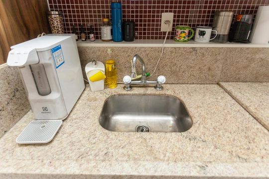 Cozinha de apartamento à venda com 3 quartos, 132m² em Campo Grande, São Paulo