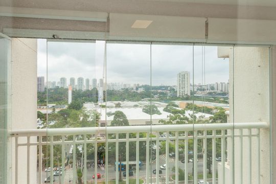 Vista da Sala de apartamento à venda com 3 quartos, 132m² em Campo Grande, São Paulo