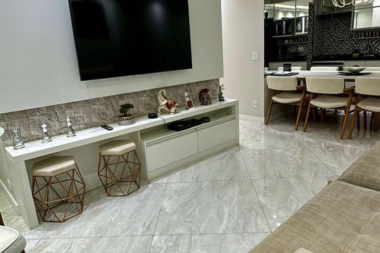 Sala de apartamento para alugar com 2 quartos, 69m² em Vila Andrade, São Paulo