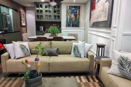 Sala de apartamento para alugar com 1 quarto, 73m² em Cerqueira César, São Paulo