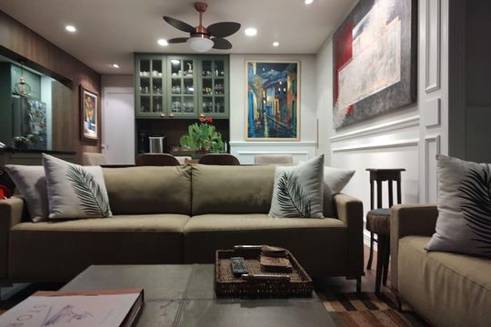 Sala de apartamento para alugar com 1 quarto, 73m² em Cerqueira César, São Paulo