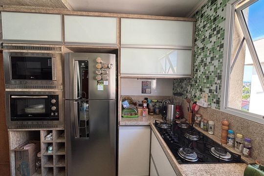 Cozinha de apartamento para alugar com 2 quartos, 49m² em Scharlau, São Leopoldo