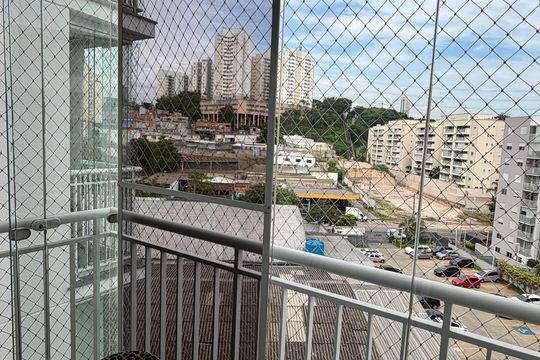 Varanda da sala  de apartamento à venda com 2 quartos, 46m² em Jaguaré, São Paulo