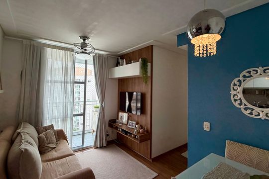Sala 1 de apartamento à venda com 2 quartos, 46m² em Jaguaré, São Paulo
