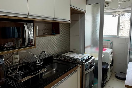 Cozinha 2 de apartamento à venda com 2 quartos, 46m² em Jaguaré, São Paulo