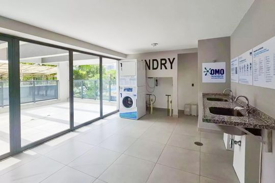 Lavanderia de apartamento para alugar com 1 quarto, 40m² em Brooklin, São Paulo