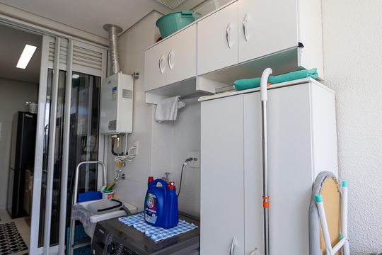Área de Serviço de apartamento à venda com 2 quartos, 70m² em Residencial Zero (Tambore), Barueri
