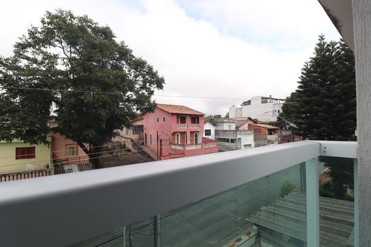 Varanda Quarto 1 de apartamento à venda com 2 quartos, 70m² em Vila Vitória, Santo André