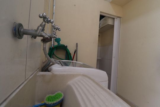 Área de Serviço de apartamento à venda com 2 quartos, 70m² em Vila Vitória, Santo André