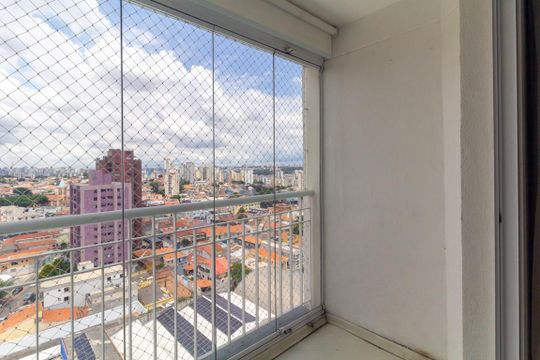 Varanda da Sala de apartamento à venda com 2 quartos, 74m² em Vila Prudente, São Paulo