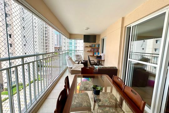 Varanda da Sala de apartamento à venda com 4 quartos, 128m² em Vila Augusta, Guarulhos