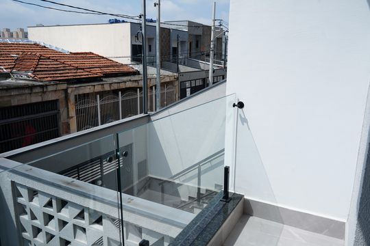 Varanda da Sala de casa à venda com 3 quartos, 96m² em Chácara Santo Antônio (zona Leste), São Paulo