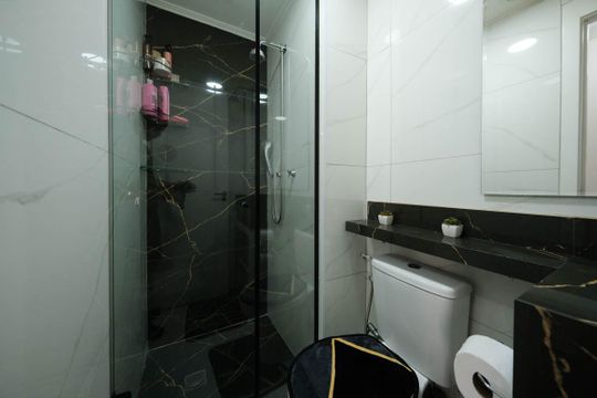 Banheiro de apartamento à venda com 2 quartos, 42m² em Jardim Brasilia, São Paulo