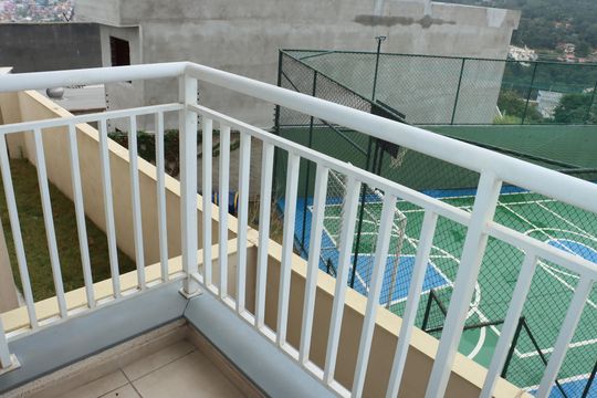Varanda do Quarto 2 de apartamento para alugar com 2 quartos, 46m² em Recanto Vista Alegre, Cotia
