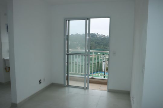 Sala/cozinha de apartamento para alugar com 2 quartos, 46m² em Recanto Vista Alegre, Cotia
