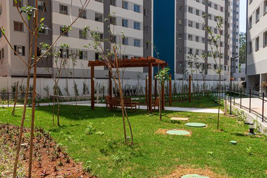 Área comum de apartamento para alugar com 2 quartos, 42m² em Usina Piratininga, São Paulo