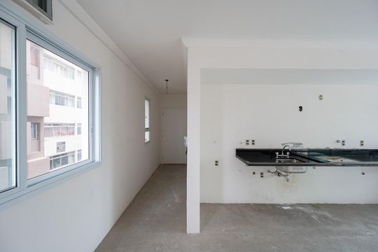 Cozinha de apartamento à venda com 2 quartos, 72m² em Vila Clementino, São Paulo
