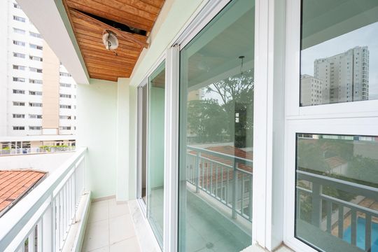 Varanda da Sala de apartamento à venda com 2 quartos, 72m² em Vila Clementino, São Paulo