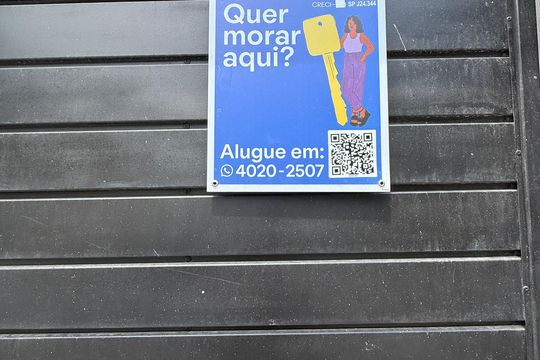 Placa  de kitnet/studio para alugar com 1 quarto, 35m² em Vila Augusta, Guarulhos