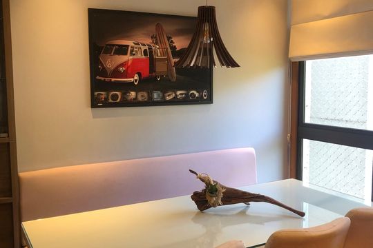 Sala de jantar de apartamento para alugar com 2 quartos, 74m² em Petrópolis, Porto Alegre