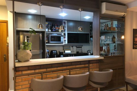 Cozinha de apartamento para alugar com 2 quartos, 74m² em Petrópolis, Porto Alegre