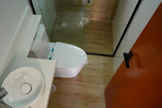 Banheiro da Suíte de casa à venda com 3 quartos, 120m² em Chácara Santo Antônio (zona Leste), São Paulo
