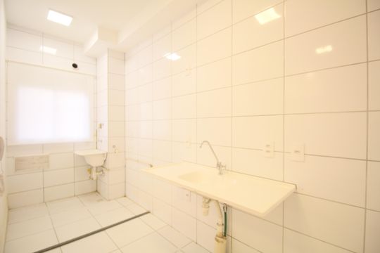 Cozinha de apartamento à venda com 2 quartos, 41m² em Vila Plana, São Paulo