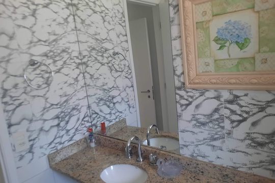 Banheiro de apartamento à venda com 3 quartos, 111m² em Vila Olímpia, São Paulo