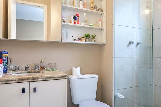 Banheiro Suíte 2 de apartamento para alugar com 2 quartos, 82m² em Vila Andrade, São Paulo