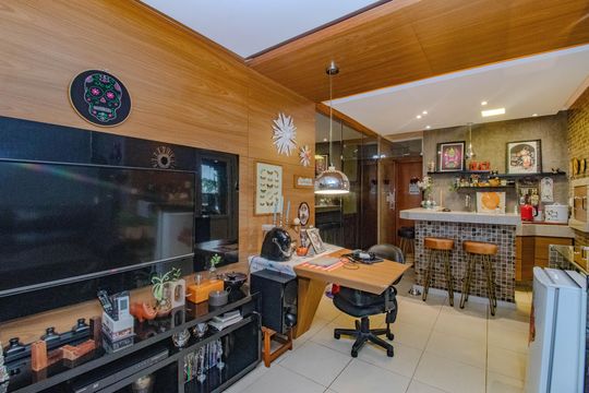 Espaço Gourmet - Cobertura de apartamento à venda com 3 quartos, 170m² em Passo D’areia, Porto Alegre