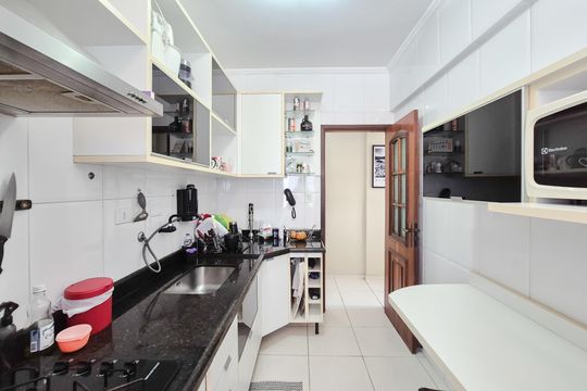 Cozinha de apartamento à venda com 2 quartos, 114m² em Centro, São Bernardo do Campo